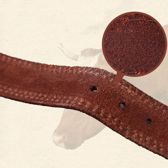 Classic Leather Design Adjustable Dog Collar