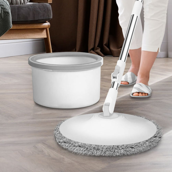 Cleanflo Spin Mop And Bucket Set Dry Wet 360 Degree