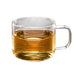 Clear Glass Coffee Cup with Handle
