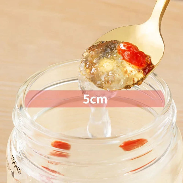 Clear Glass Cup With Lid For Coffee Or Ice Cream