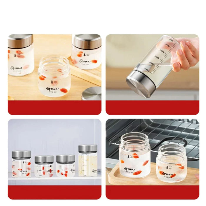 Clear Glass Cup With Lid For Coffee Or Ice Cream