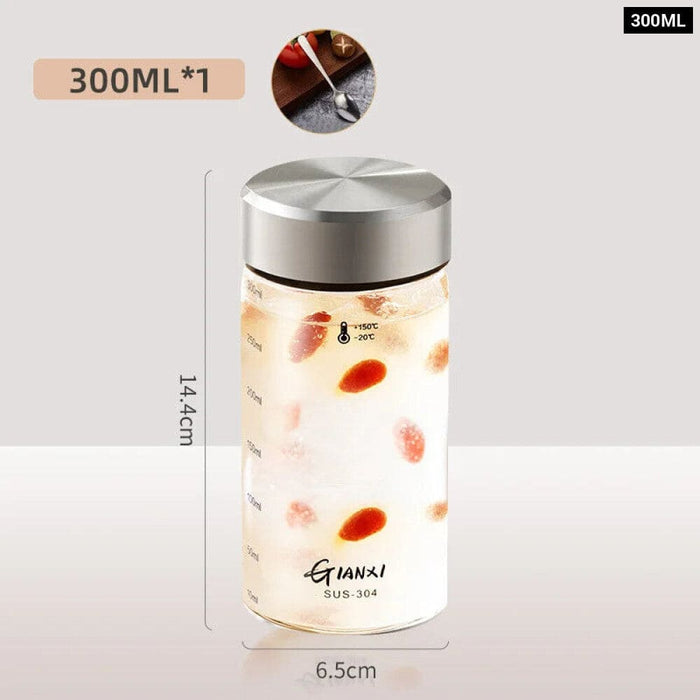 Clear Glass Cup With Lid For Coffee Or Ice Cream