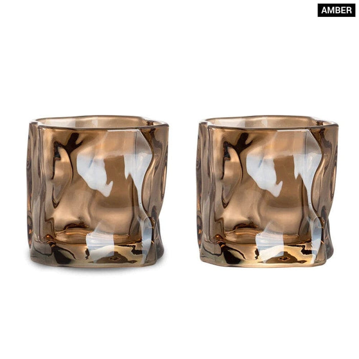 Clear Glass Mug for Wine Whiskey Coffee