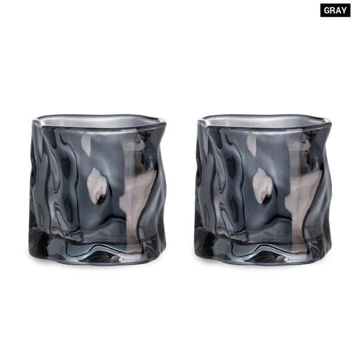 Clear Glass Mug for Wine Whiskey Coffee