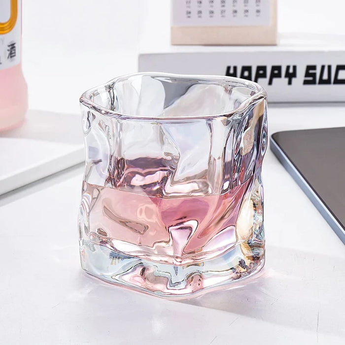 Clear Glass Mug for Wine Whiskey Coffee
