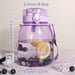 Clear Large Water Bottle Jug with Adjustable Shoulder Strap