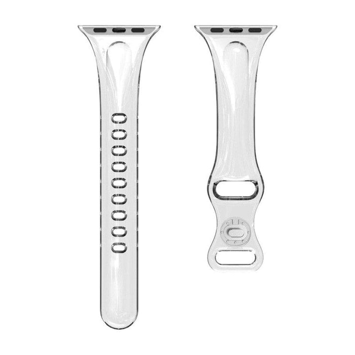 Clear Rubber Slim Transparent Strap for Apple Watch