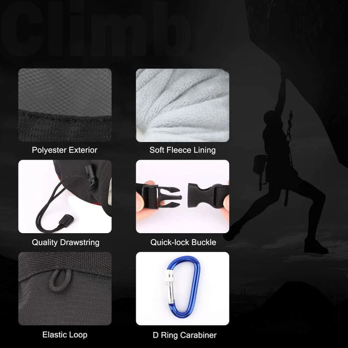 Climbing Gym Magnesium Powder Storage Adjustable Waist Belt