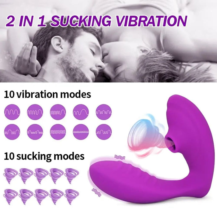 Clitoral Suction Vibrator with 10 Speeds