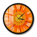 Close-up of Beautiful Orange Gerber Deorative Clock