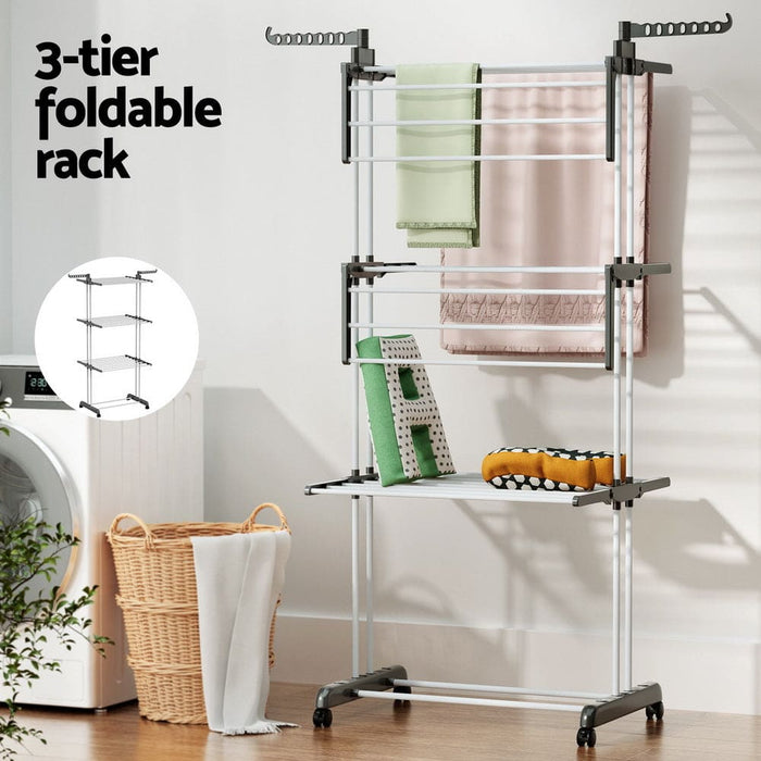 Goslash Picks Clothes Drying Rack 173cm Coat Aier Hanger