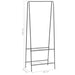 Clothes Rack 59x35x150 Cm Black Xalixa