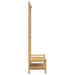 Clothes Rack With Shelves 103x40x183 Cm Bamboo Tlnbtx