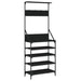 Clothes Rack with Shoe Storage Black 70x34x184 Cm Ntinix