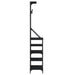 Clothes Rack with Shoe Storage Black 70x34x184 Cm Ntinix