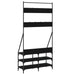 Clothes Rack with Shoe Storage Black 90x34x184 Cm Ntintx