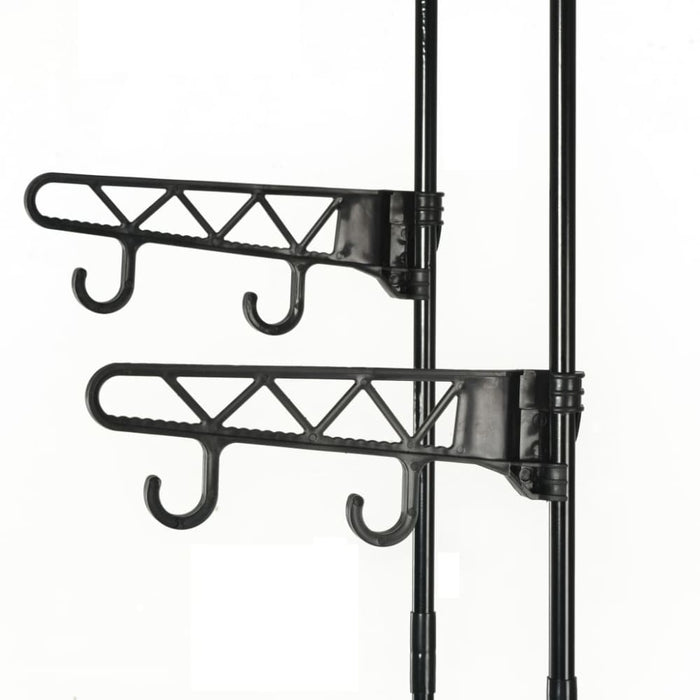 Clothes Rack Steel and Non-woven Fabric 55x28.5x175 Cm