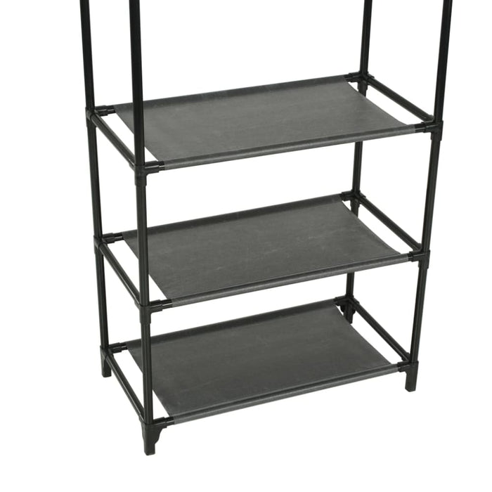Clothes Rack Steel and Non-woven Fabric 55x28.5x175 Cm