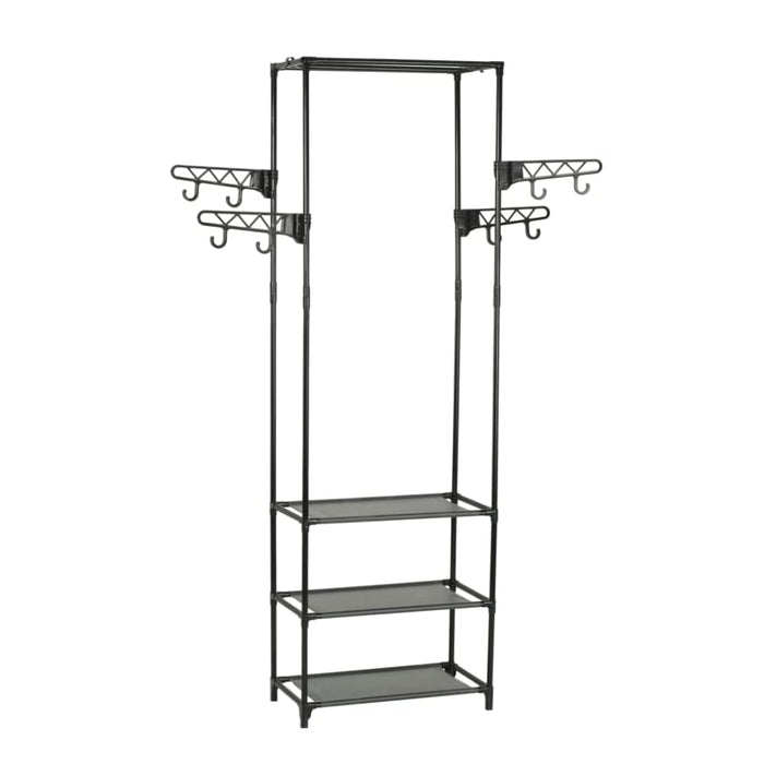 Clothes Rack Steel and Non-woven Fabric 55x28.5x175 Cm