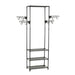 Clothes Rack Steel and Non-woven Fabric 55x28.5x175 Cm