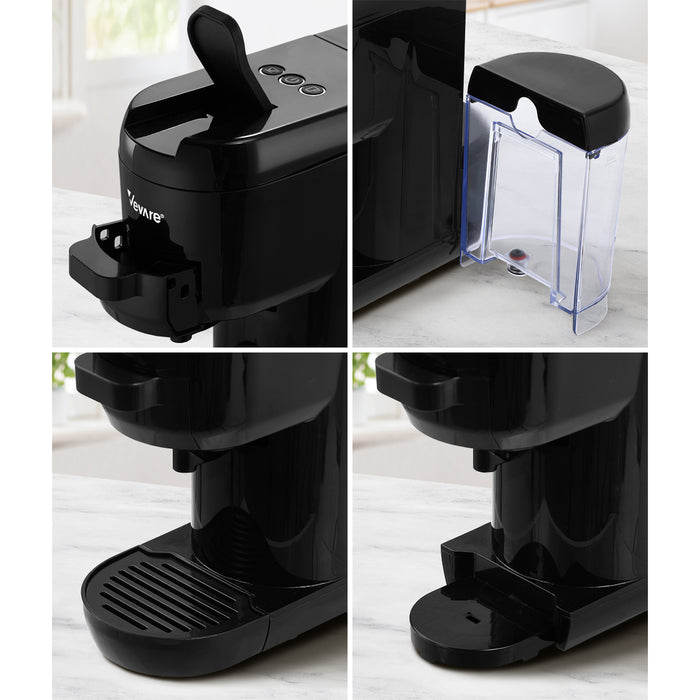 Capsule Coffee Machine 19 Bar 3 In 1 Nespresso / Dolce-Gusto Maker