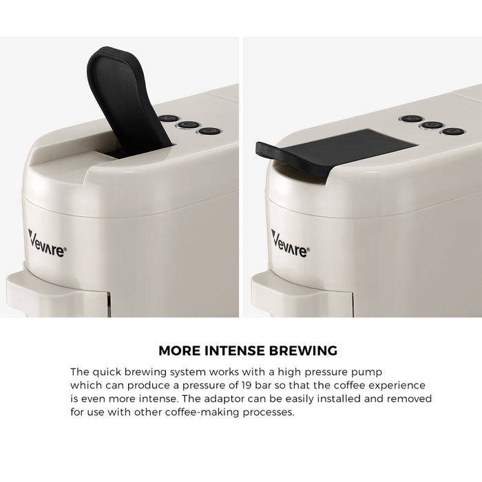 Capsule Coffee Machine 19 Bar 3 In 1 Nespresso/Dolce-Gusto Maker