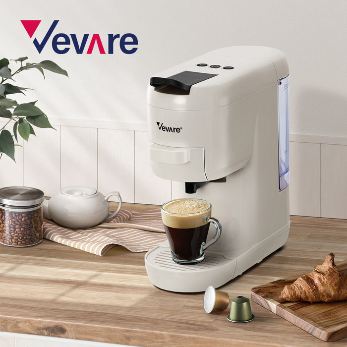 Capsule Coffee Machine 19 Bar 3 In 1 Nespresso/Dolce-Gusto Maker