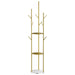 Coat Rack Clothes Stand 8 Hook Organizer Gold
