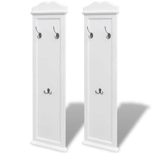 Coat Racks 2 Pcs White Xaxati
