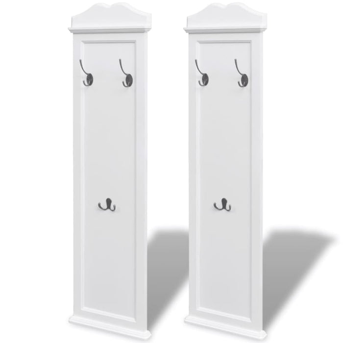 Coat Racks 2 Pcs White Xaxati