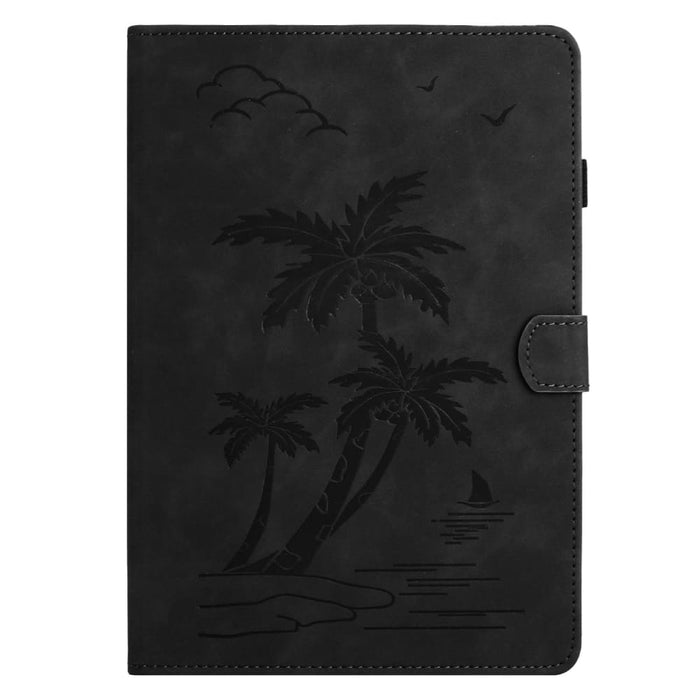 Coconut Tree Embossed Smart Leather Tablet Case