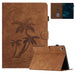 Coconut Tree Embossed Smart Leather Tablet Case