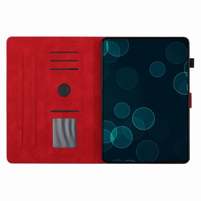 Coconut Tree Embossed Smart Leather Tablet Case