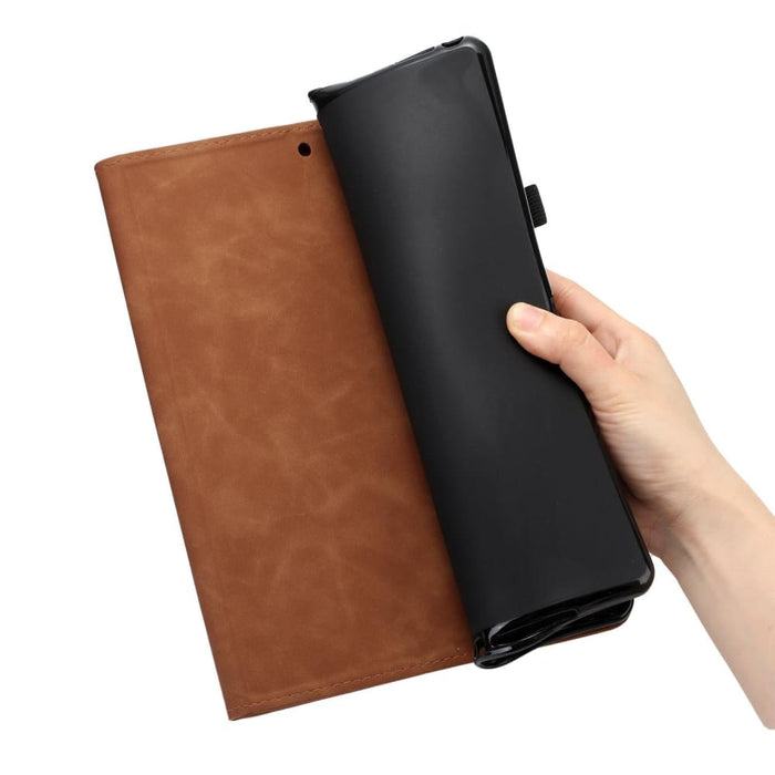 Coconut Tree Embossed Smart Leather Tablet Case