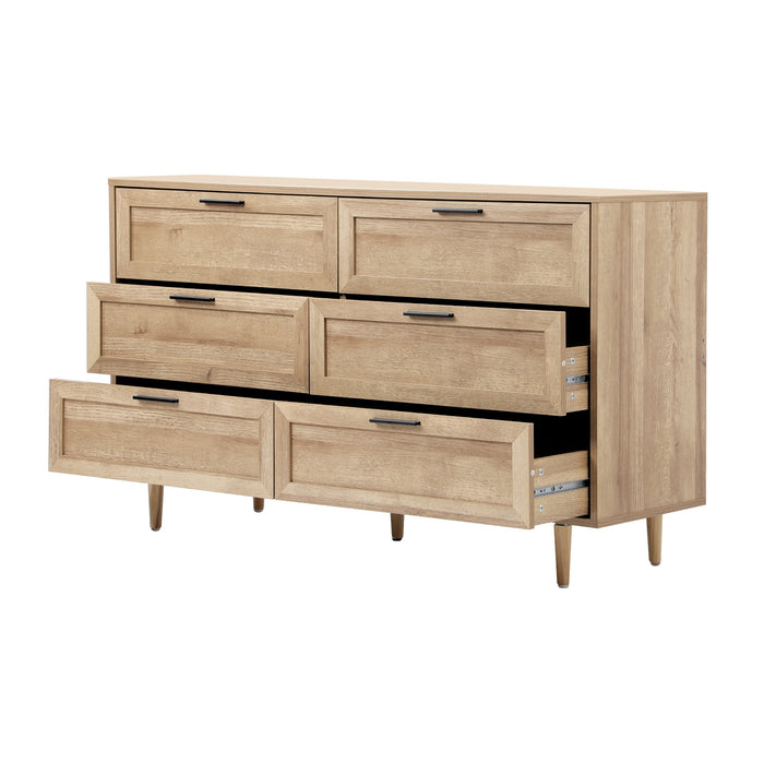 6 Chest Of Drawers And 2 Bedside Tables Nightstands Bedroom Set
