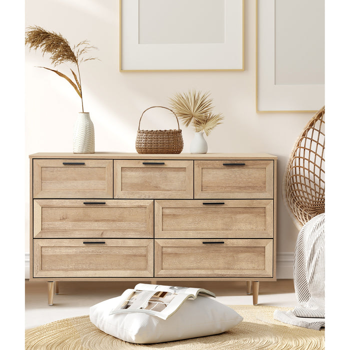 7 Chest Of Drawers And 2 Bedside Tables Nightstands Bedroom Set