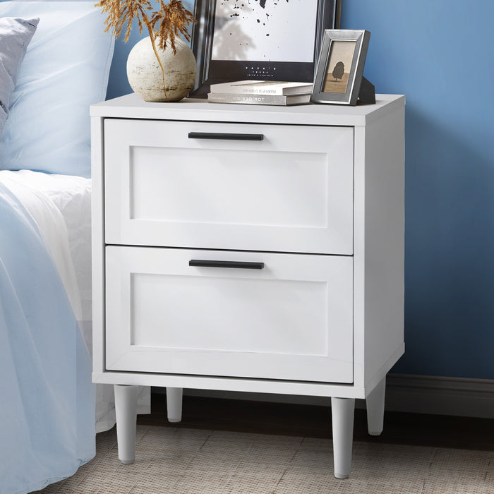 7 Chest Of Drawers And 2 Bedside Tables Nightstand Bedroom Set White