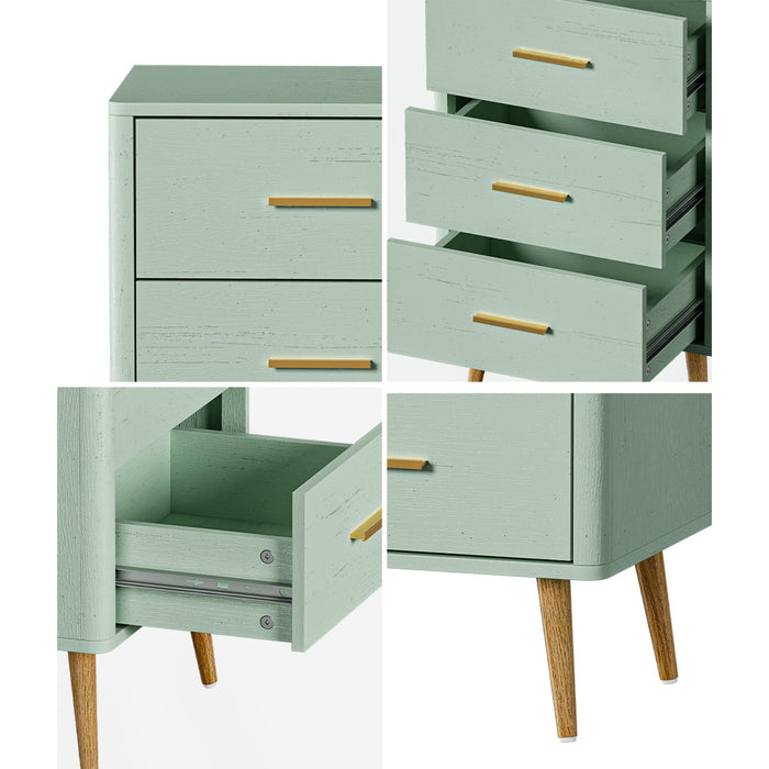 3 Chest Of Drawers Dresser Tallboy Storage Cabinet Bedroom