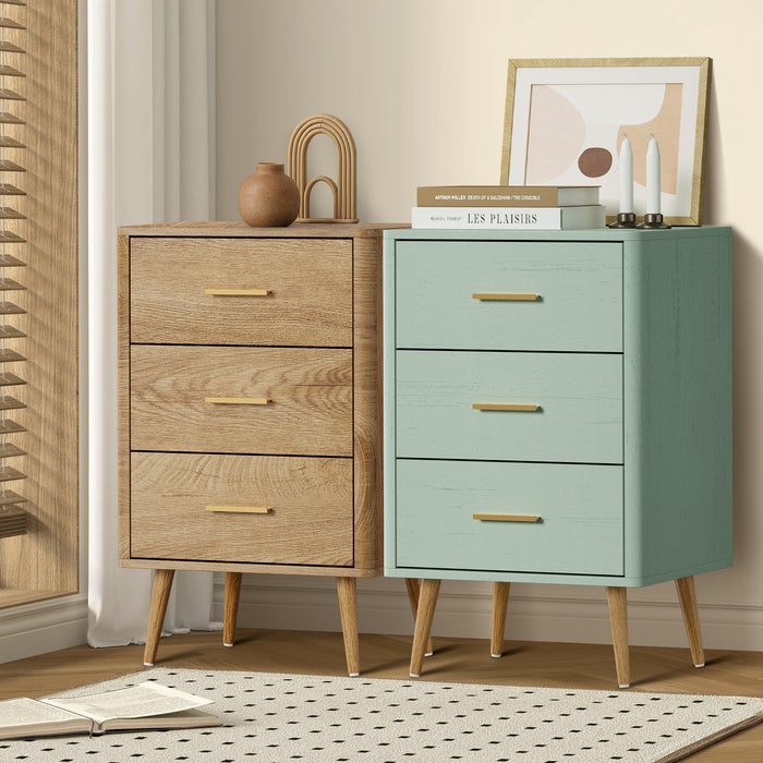 3 Chest Of Drawers Dresser Tallboy Storage Cabinet Bedroom