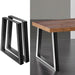 2x Coffee Dining Table Legs Steel Industrial Vintage Bench