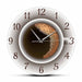 Cup Of Coffee With Foam Decorative Silent Wall Clock