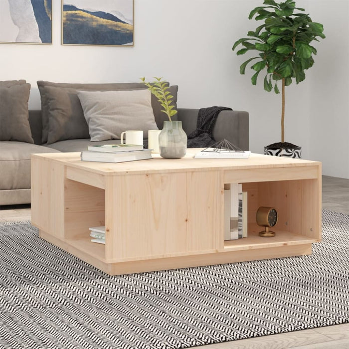 Coffee Table 100x101x40.5 Cm Solid Wood Pine Noapok