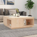 Coffee Table 100x101x40.5 Cm Solid Wood Pine Noapok