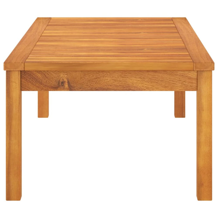 Coffee Table 100x50x33 Cm Solid Acacia Wood Toontt