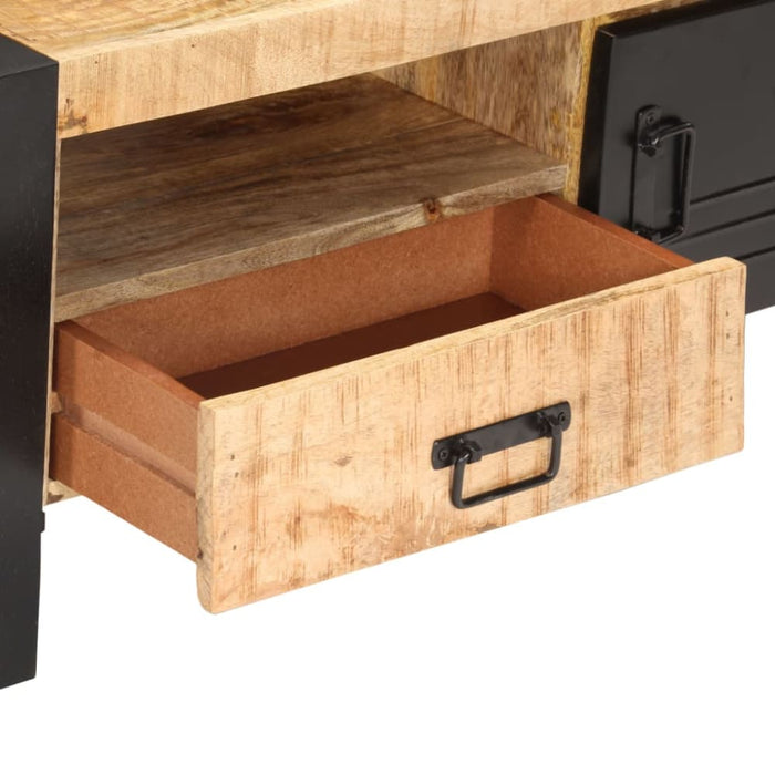 Coffee Table 100x50x40 Cm Rough Mango Wood Txboka