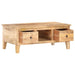 Coffee Table 100x55x40 Cm Rough Mango Wood Txbxtl