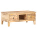 Coffee Table 100x55x40 Cm Rough Mango Wood Txbxtl