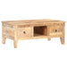 Coffee Table 100x55x40 Cm Rough Mango Wood Txbxtl