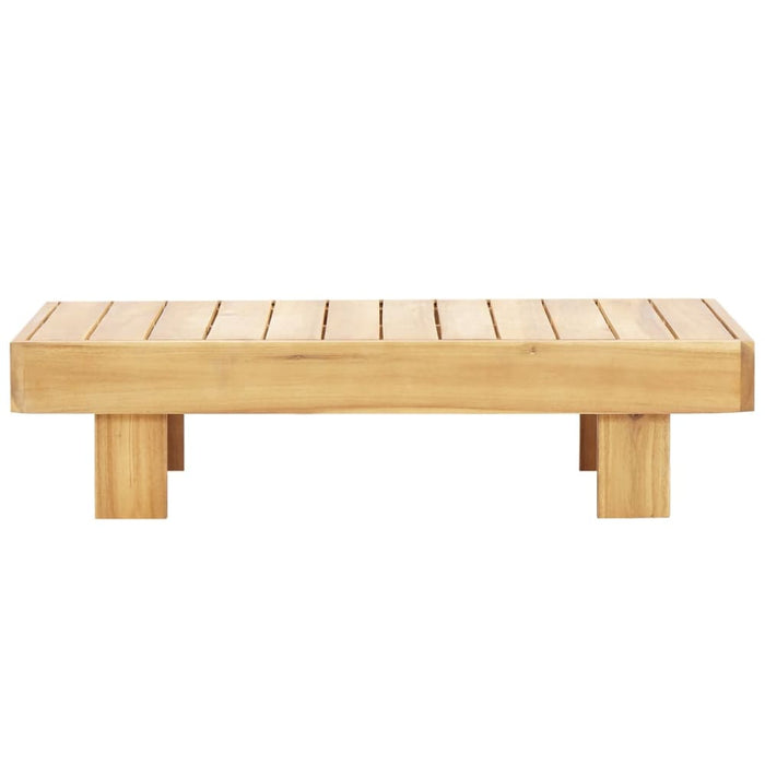 Coffee Table 100x60x25 Cm Solid Acacia Wood Aixia