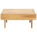 Coffee Table 100x60x25 Cm Solid Acacia Wood Aixia